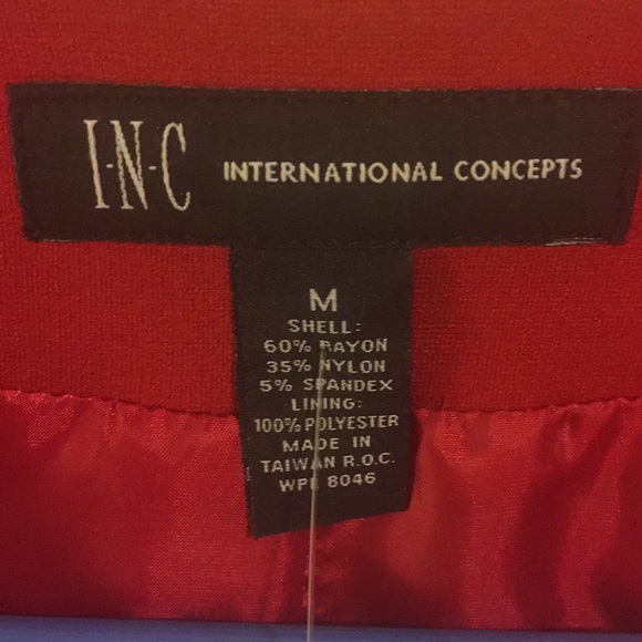 🆕NWT Red INC Mod Jacket - Picture 6 of 8